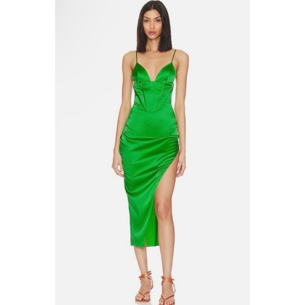 NWT SER.O.YA Jamila Silk Corset‎ Dress
Kelly Green Sz Small $525